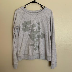 Old Navy lightweight floral sweatshirt